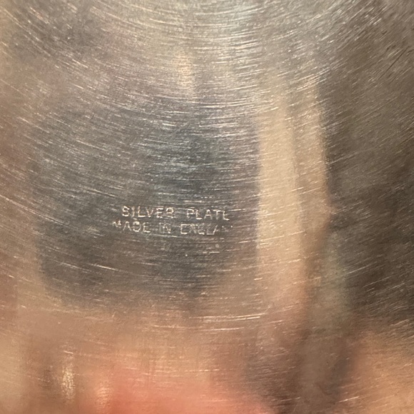 Elegant English Silver Rectangular Tray - Picture 5 of 5